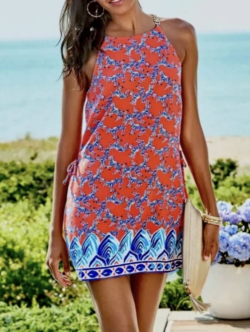 Lilly Pulitzer Pearl Romper Zeebees Print